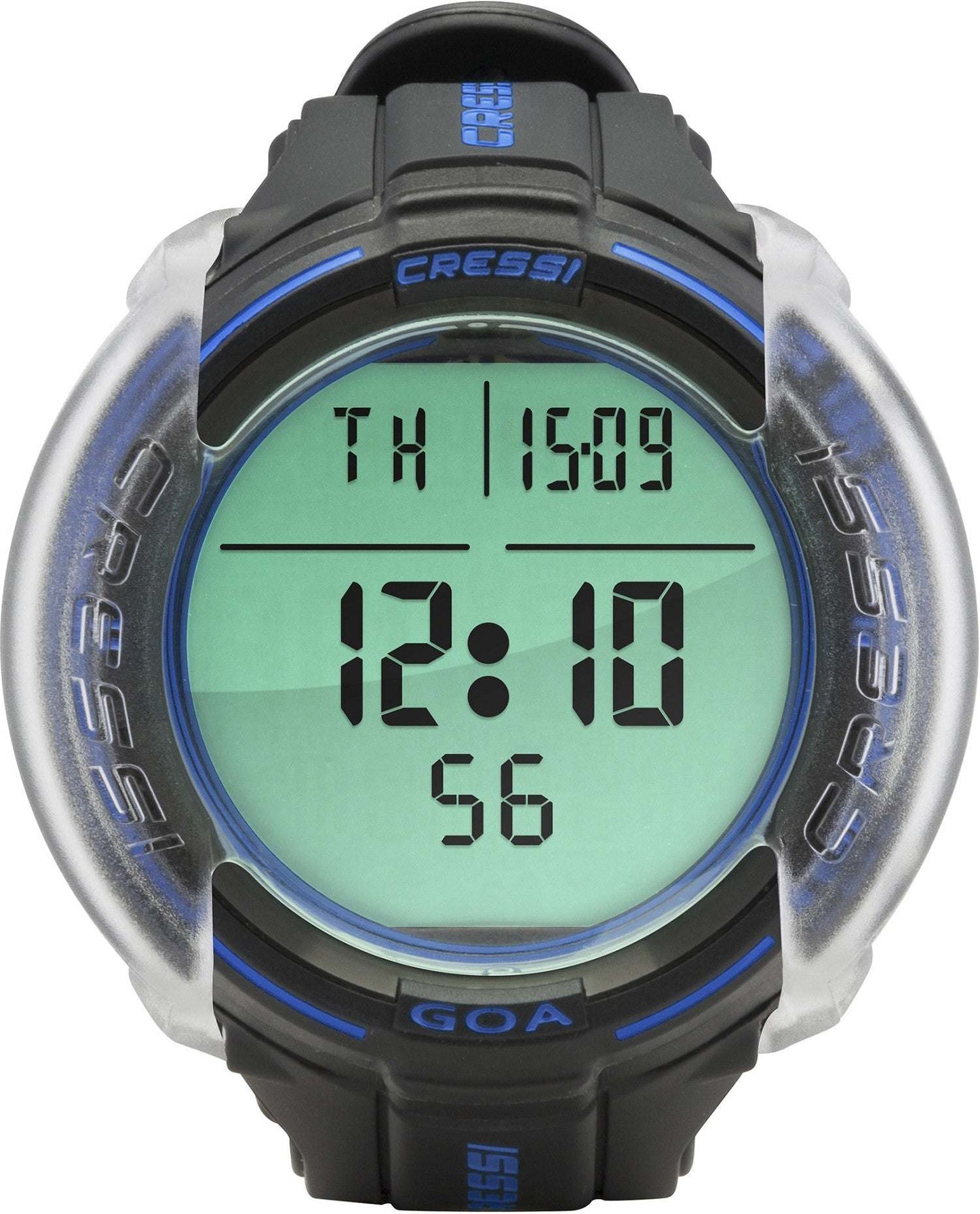 Cressi Silicone Screen Protector on Dive Watch, enhancing visibility and protection.