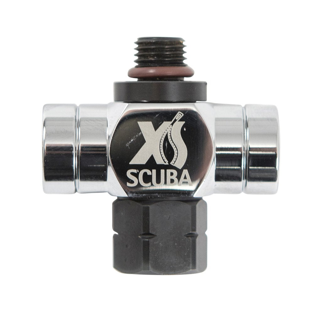 XS Scuba Swivel LP Three Port Adapter