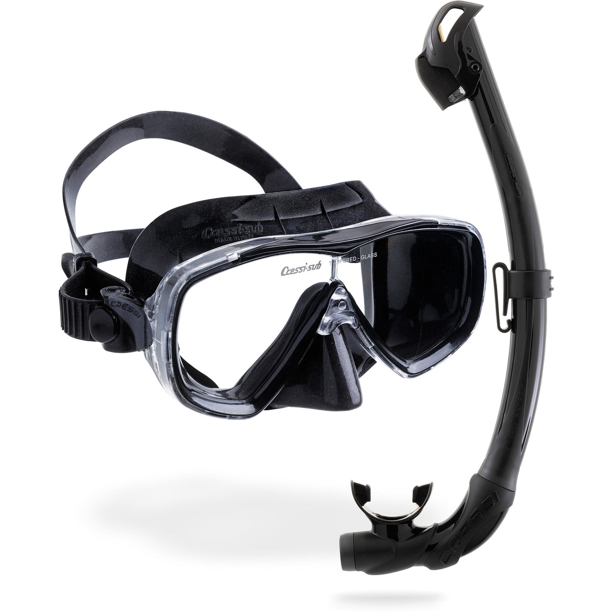Cressi Estrella & Seal Dry Mask & Snorkel Set