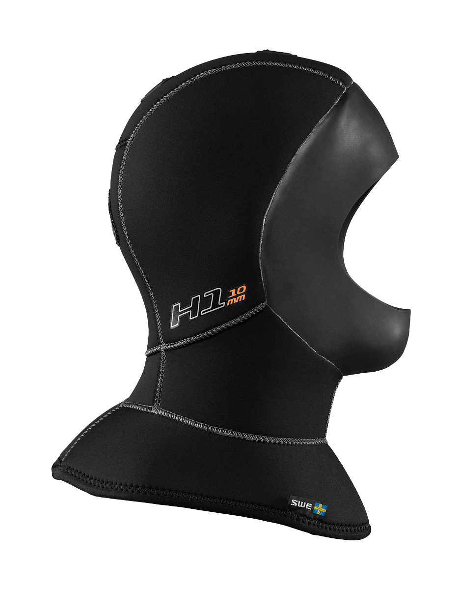 Waterproof H1 5/10MM Polar Evoluted Sandwich Bibbed Vented Dive Hood