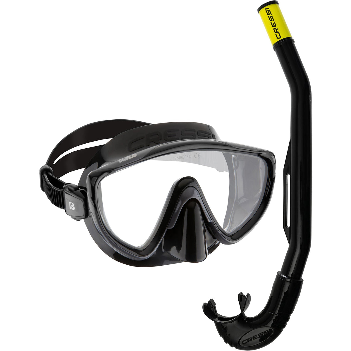 Cressi Tino & Island 2.0 Mask & Snorkel Set