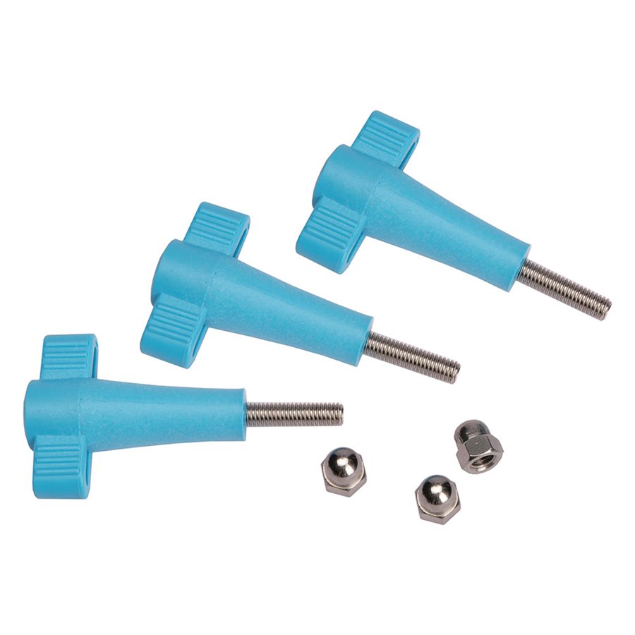 Underwater Kinetics UK Pro Knob and Nut Kit - (3 Knobs/Nuts)