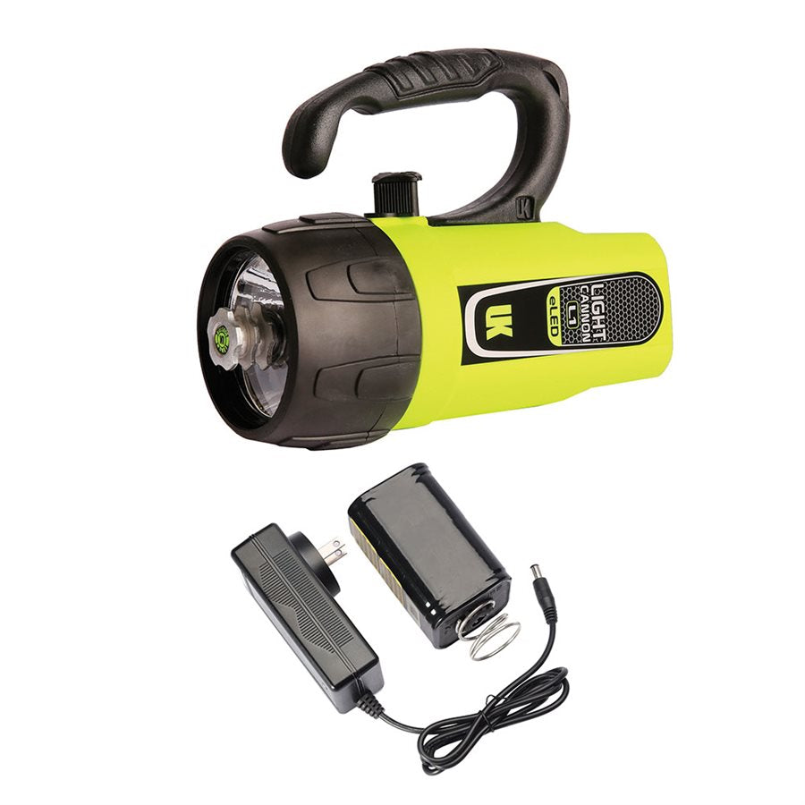 Underwater Kinetics Light Cannon eLED (L1) Dive Light w / NiMH Battery / Charger - Lantern Grip