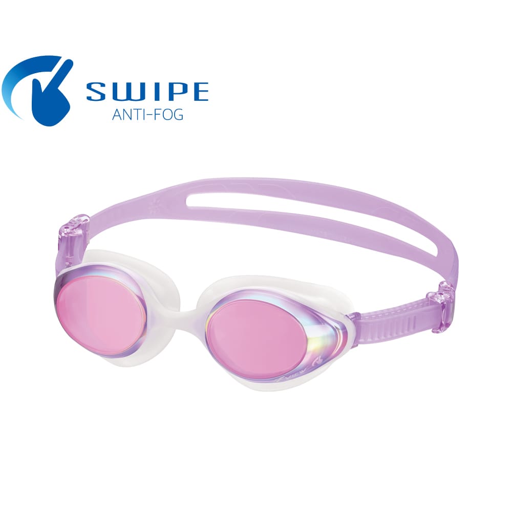 View Kokochi Swipe Fitness Comfort Goggle, Black/Blue Mirror
