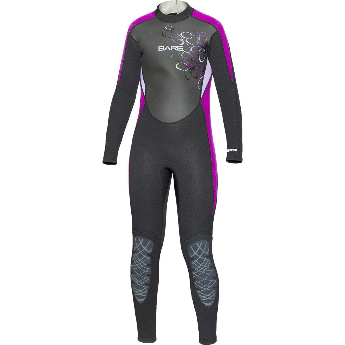 Bare 3/2mm Manta Hooded Full Wetsuit - Youth
