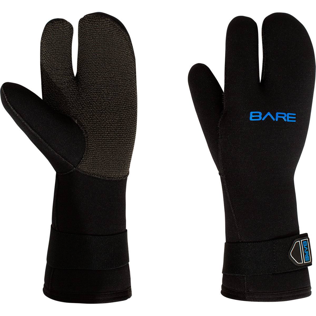 Bare 7mm K-Palm 3-Finger Mitt Glove - XX-Small
