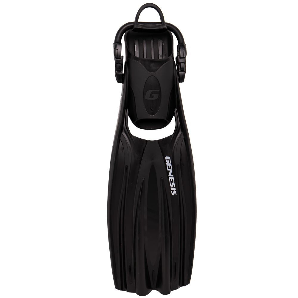 Genesis Flow Open Heel Fin - Black / Small - 50014136