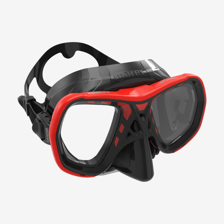 Mares Spyder Mask - Red/Black/Black