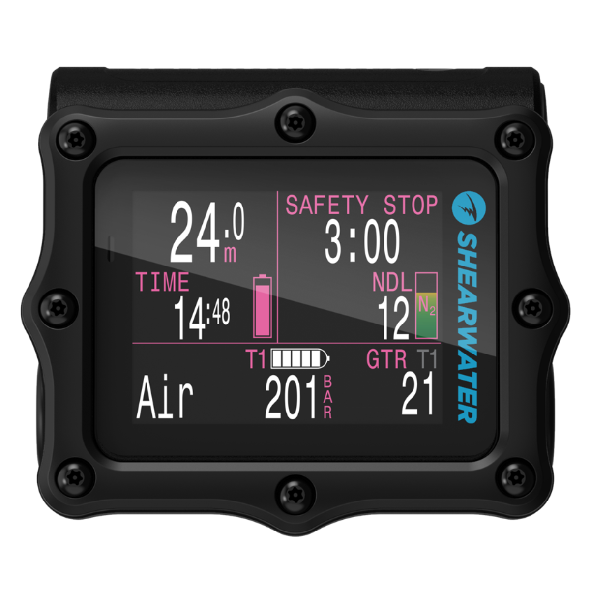 SHEARWATER PERDIX 2 DIVE COMPUTER - Ti Silver