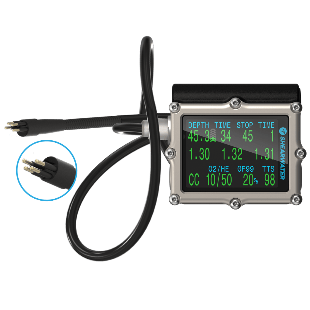 Shearwater Petrel 3 Monitor (4-Pin) Dive Computer