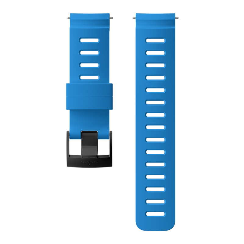 Suunto Q/R Silicone Strap M - Blue/Black