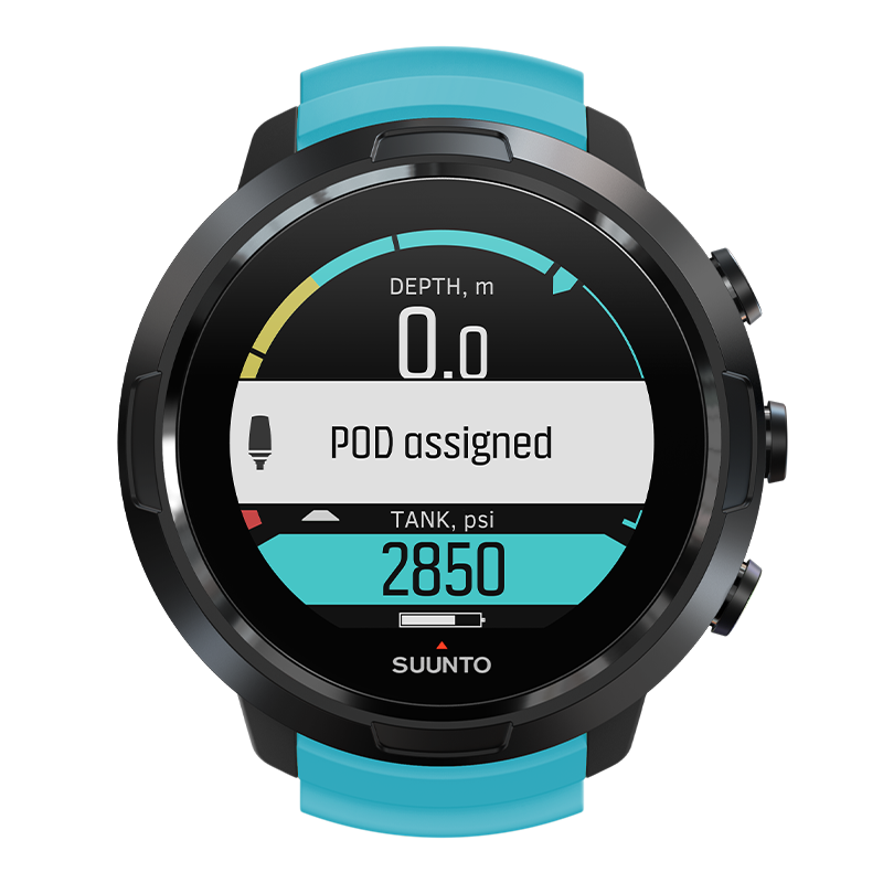 Suunto D5 Dive Computer - Aqua Blue