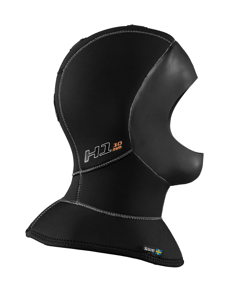 Waterproof H1 5/10MM Polar Evoluted Sandwich Bibbed Vented Dive Hood