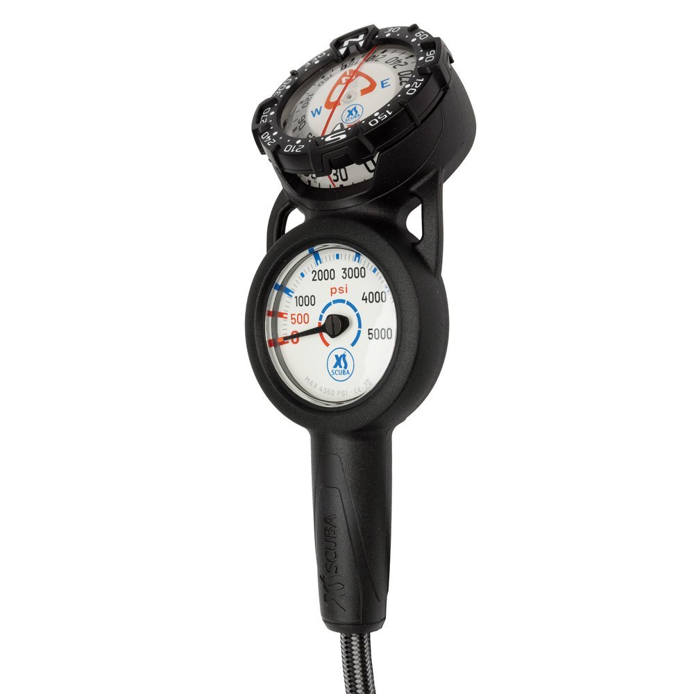 XS Scuba QuikVu Console – Pressure & Compass - Imperial/PSI