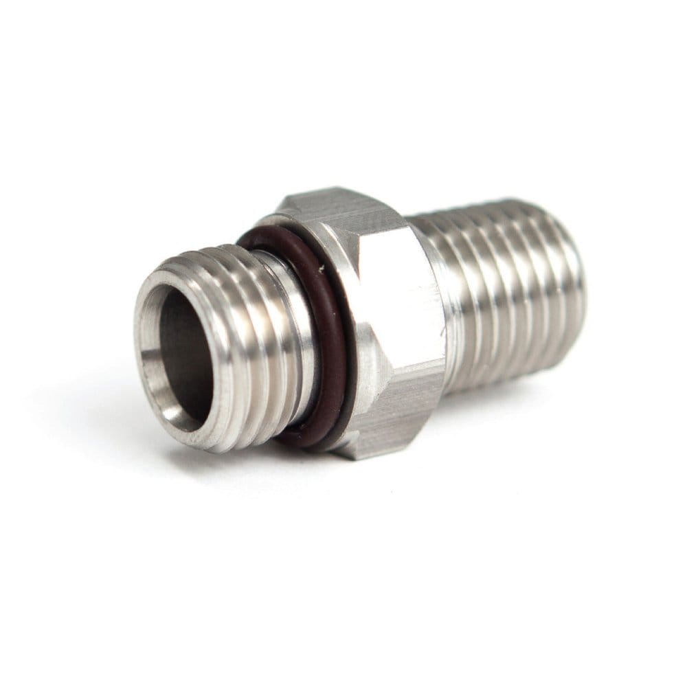 XS Scuba Stainless Adapter 1/4” NPT Male to 9/16”-18 Male
