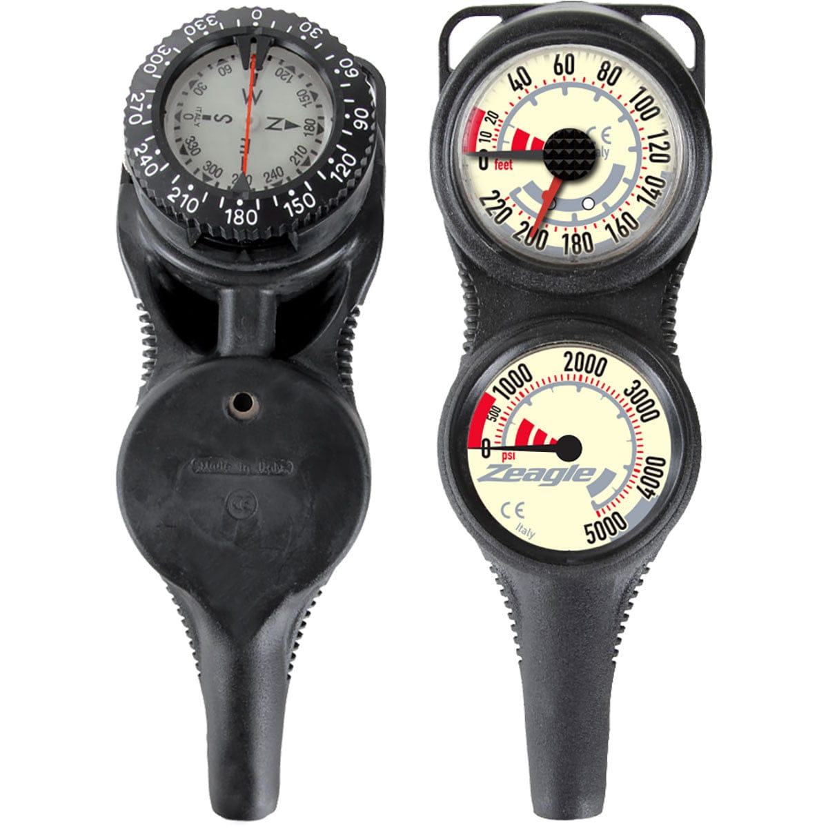 Zeagle Travel Scuba Package: Covert XT BCD, Envoy II Regulator, Envoy II Octopus & Slimline Co-Pilot Console – Zeagle Slimline Co-Pilot Console