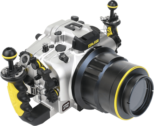Sea&Sea MDX-aU housing for Sony a7IV, Silver w/Optical TTL Connection