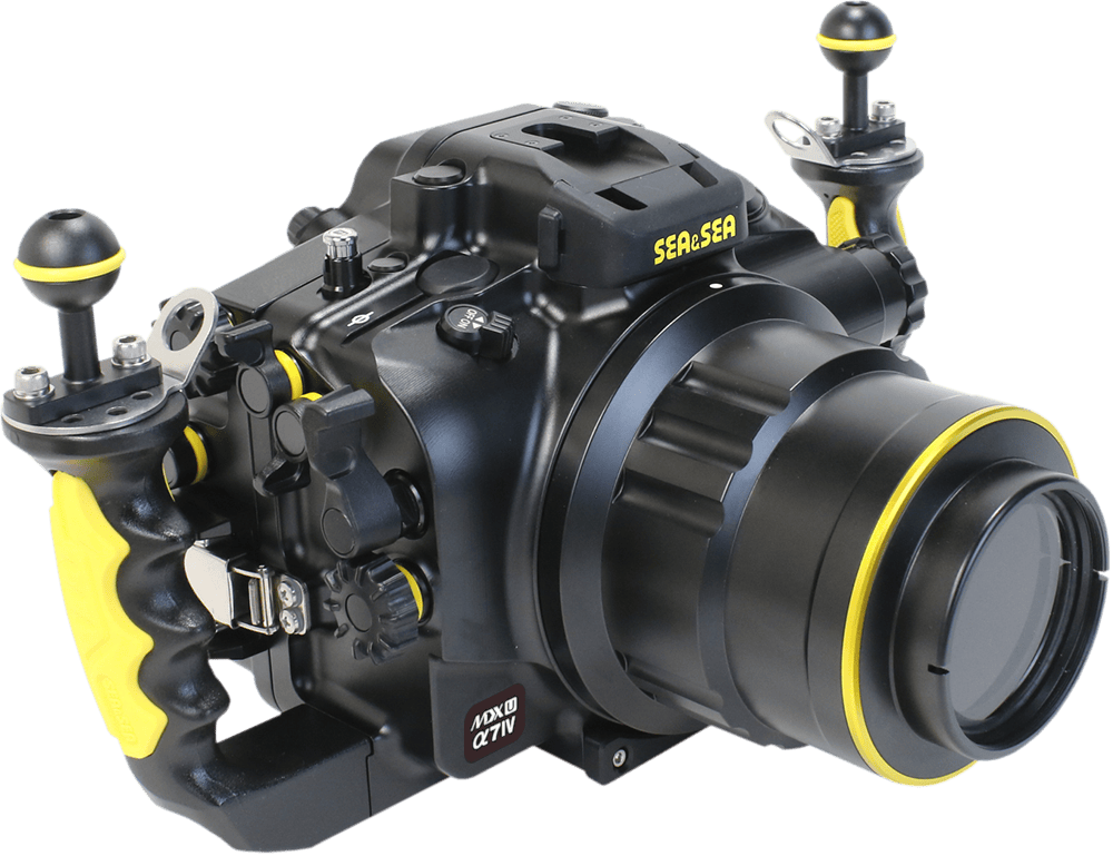 Sea&Sea MDX-aU housing for Sony a7IV, Black w/Optical TTL Connection