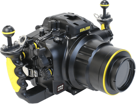 Sea&Sea MDX-aU housing for Sony a7IV, Black w/Optical TTL Connection