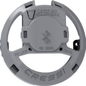 Cressi Bt Interface for dive-watch computer, featuring Bluetooth integration and USB connectivity.