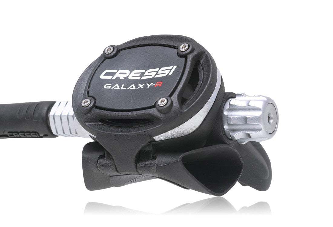 Cressi T10-SC Cromo / Galaxy Adjustable Regulator for professional divers, cold water certified.