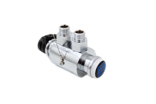 Ocean Reef Dual Tank Valve for connecting two gas sources.
