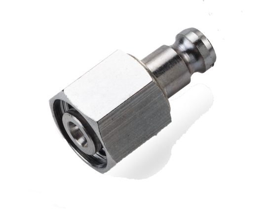 Ocean Reef Quick Disconnect male part for IDM masks, durable and corrosion-resistant.