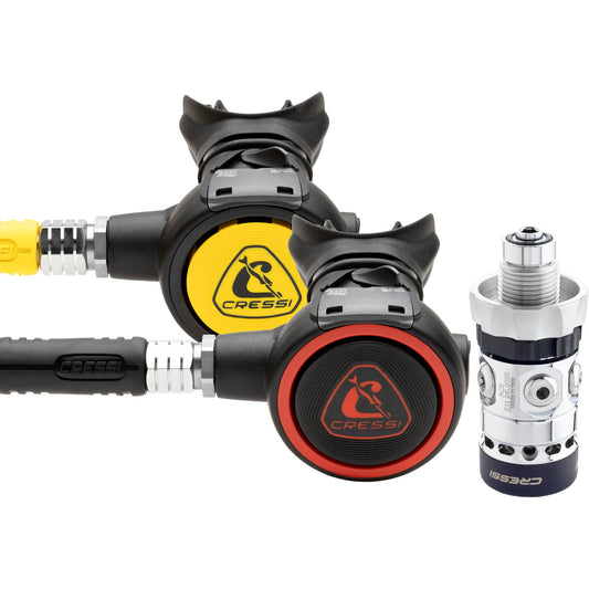 Cressi AC5 / Zen + Octopus Zen Regulator & Octopus Set