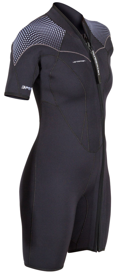 Henderson Women's 3mm Thermoprene Pro Front Zip Shorty