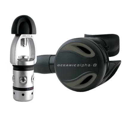 Oceanic Operator Scuba Package: OceanSport BCD, Alpha 8 + SP5 Regulator, Alpha 8 Octopus & Maxview Combo Gauge – Oceanic Alpha 8 + SP5 Regulator