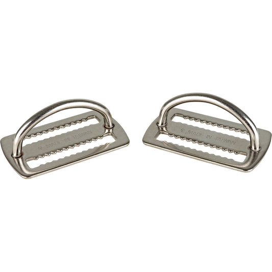 Cressi Stainless Steel D-Ring Weight Keeper, 2-Pack