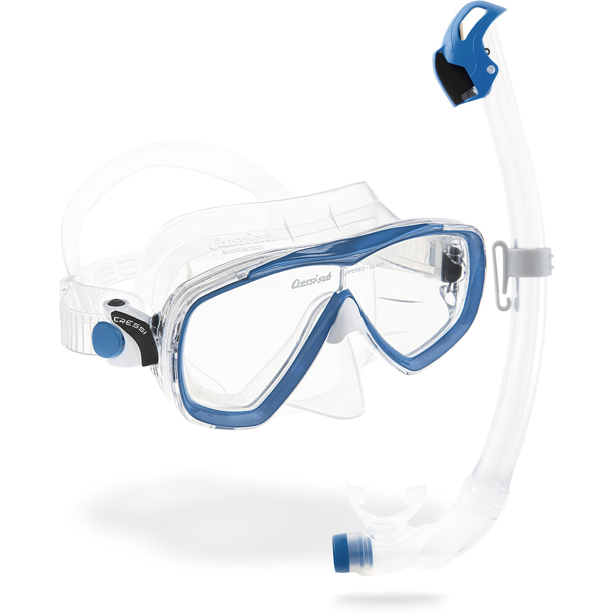Cressi Estrella & Seal Dry Mask & Snorkel Set