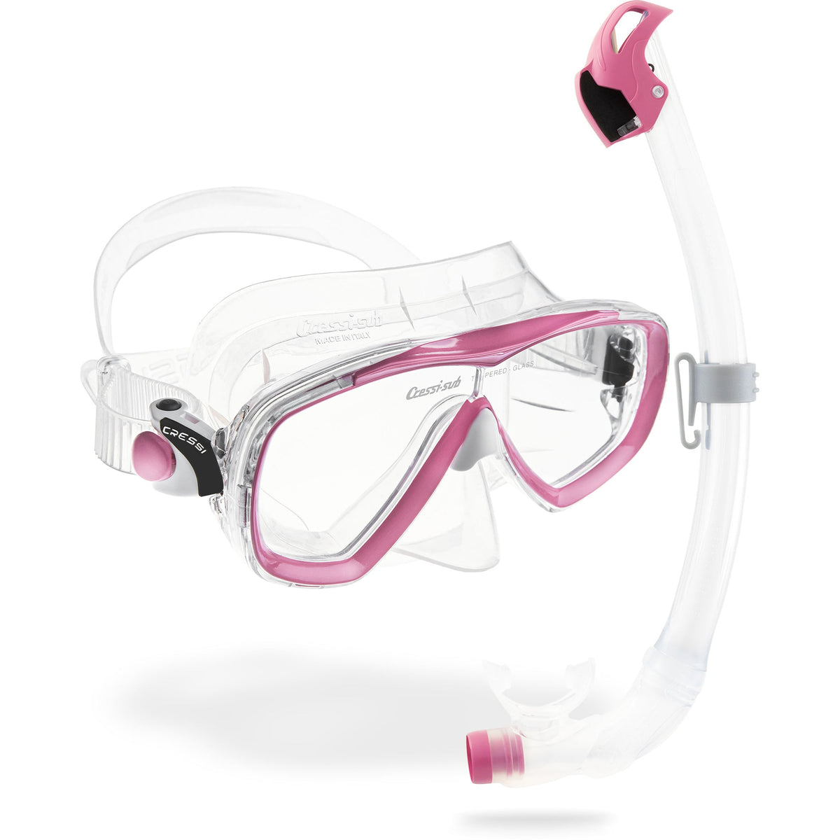 Cressi Estrella & Seal Dry Mask & Snorkel Set