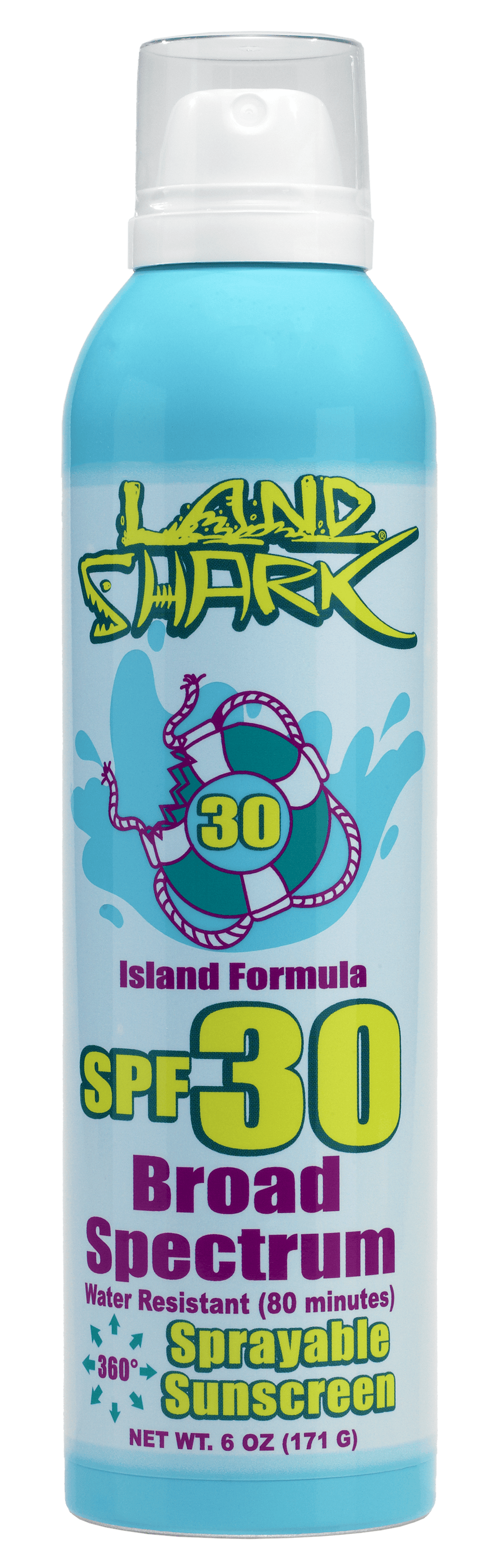 Land Shark® Broad Spectrum Continuous Spray SPF 30 Sunscreen 6oz