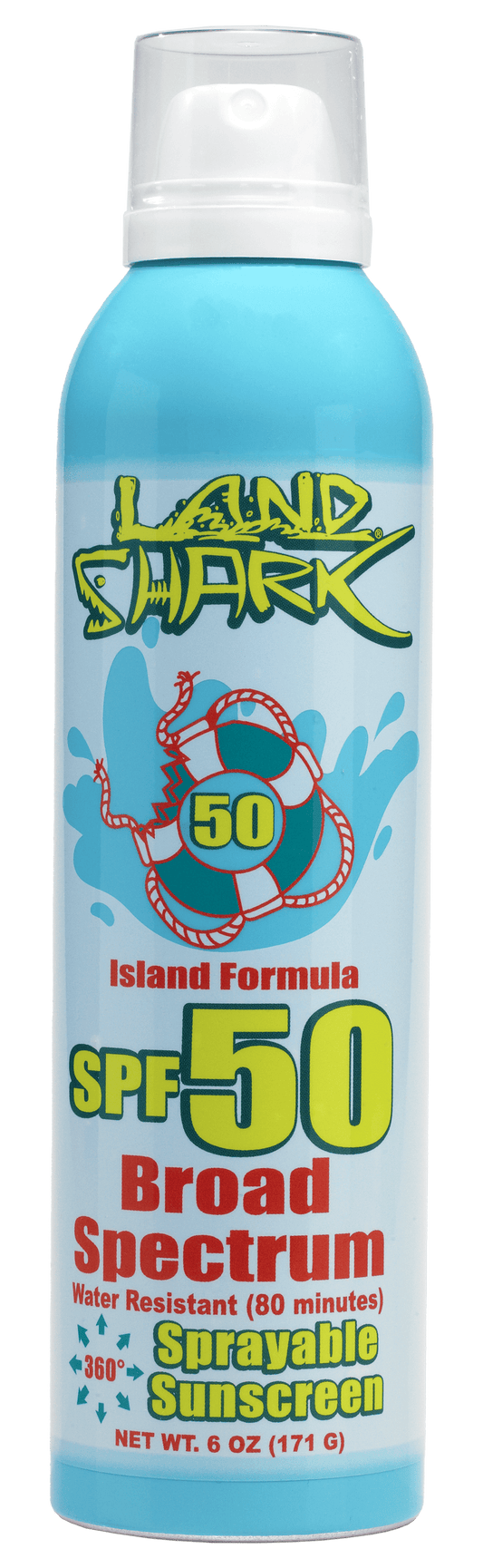 Land Shark® Broad Spectrum Continuous Spray SPF 50 Sunscreen 6oz