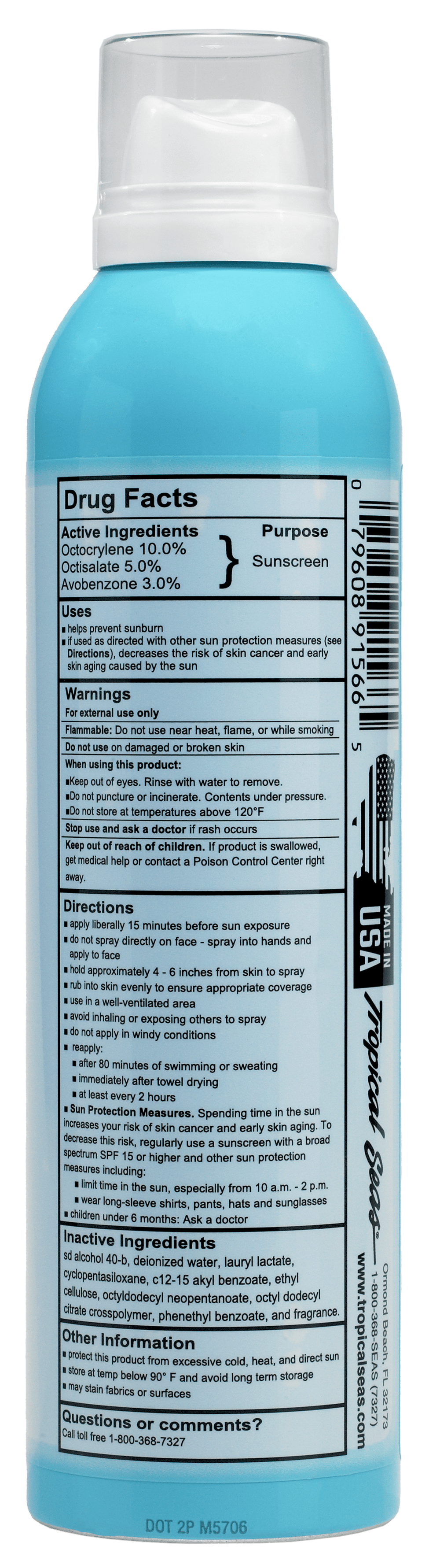 Land Shark® Broad Spectrum Continuous Spray SPF 50 Extreme Sport Sunscreen 6oz