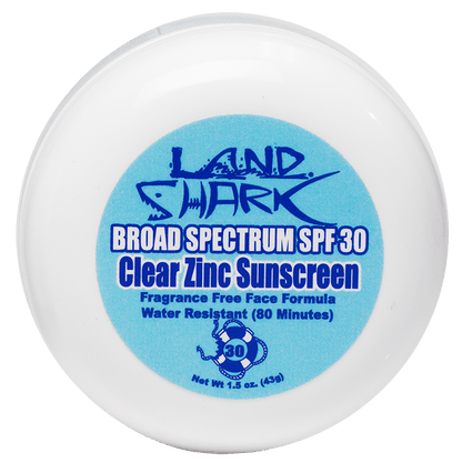 Land Shark® Clear Zinc Mineral Based Sunscreen SPF 30 1.5oz Jar