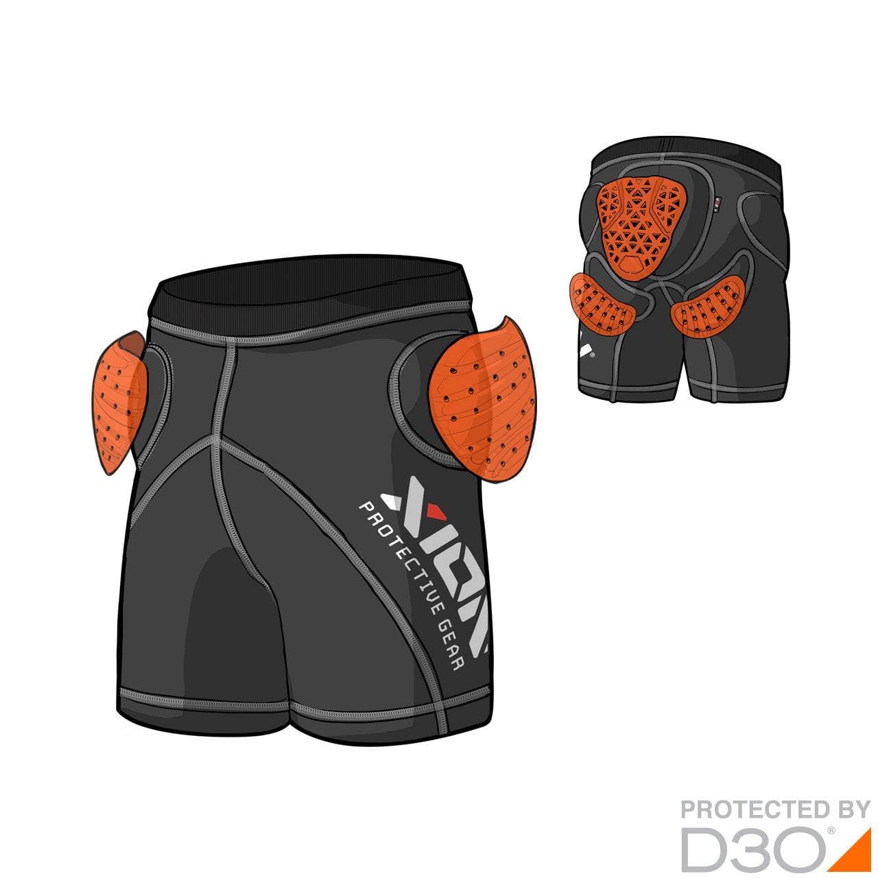 Xion Shorts FREERIDE - D3O (men)