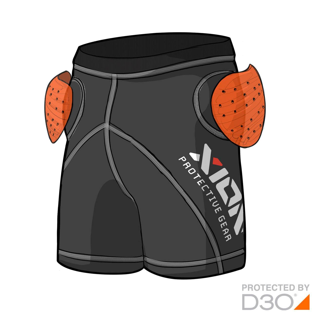 Xion Shorts FREERIDE - D3O (men)
