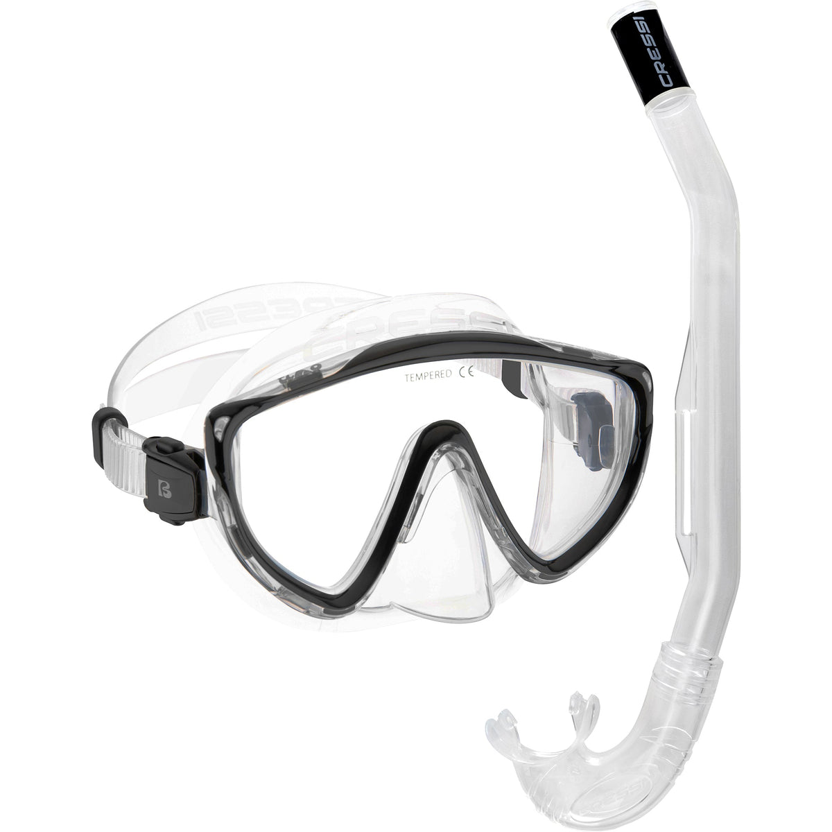 Cressi Tino & Island 2.0 Mask & Snorkel Set