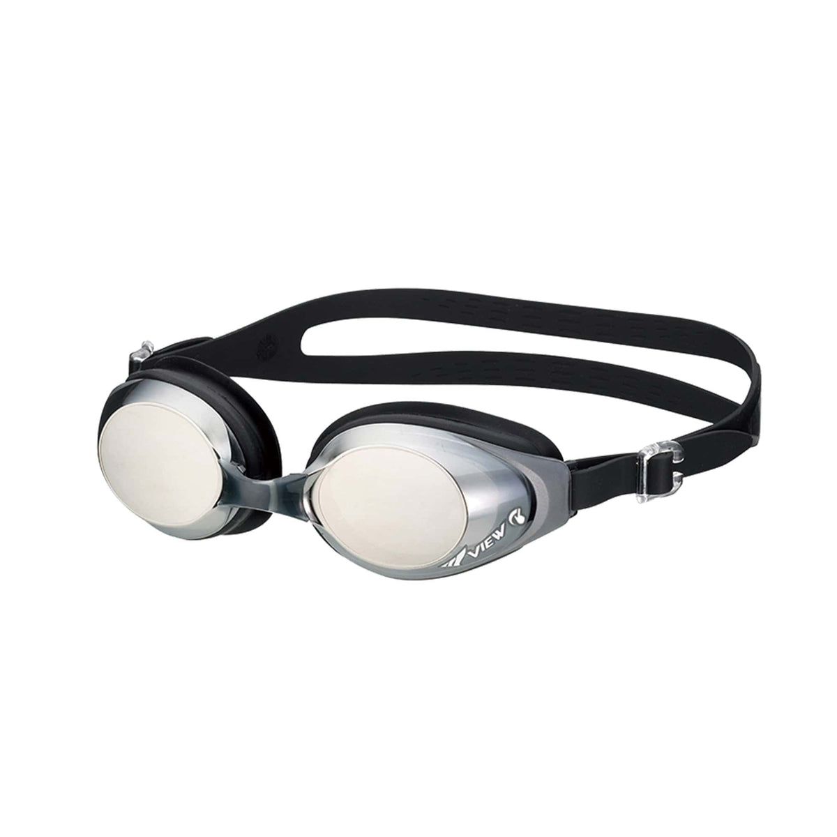 View Swipe Fitness Goggles, Mirrored, Blue/Black
