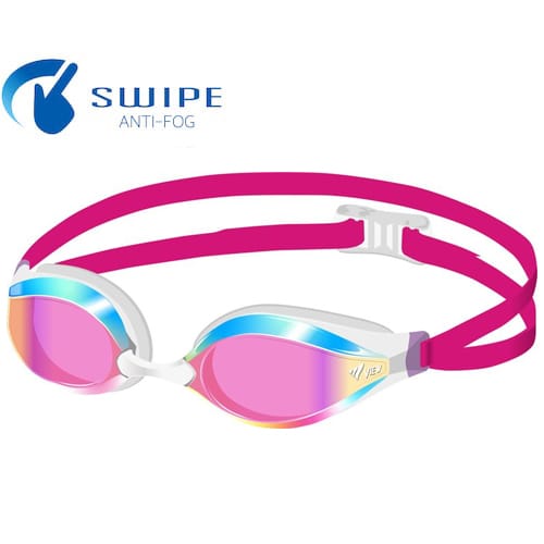 View Swipe Aile Swim Goggle, Blue/Pink Mirror