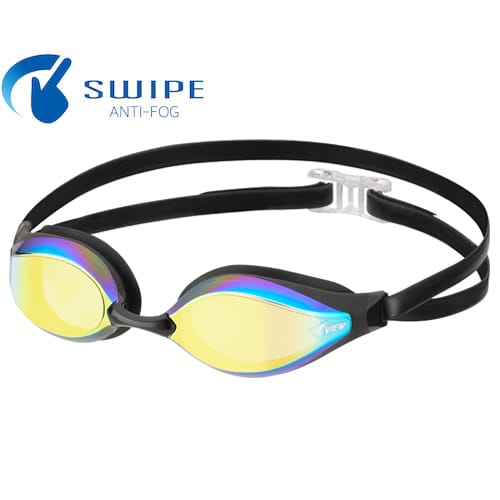 View Swipe Aile Swim Goggle, Blue/Pink Mirror