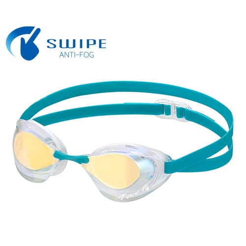 View Blade Nx Swipe Hybrid Cushion Goggle, Mirrored Aquamarine