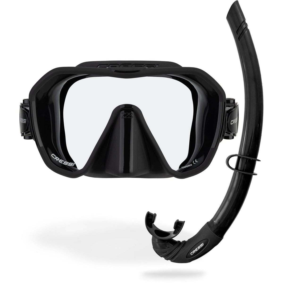 Cressi Z2S & Corsica Free Mask & Snorkel Set