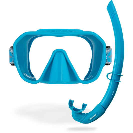 Cressi Z2S & Corsica Free Mask & Snorkel Set
