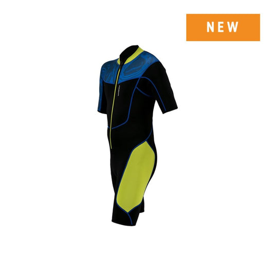 Akona 3/2 Men’s Front Zip Tropic Shorty Wetsuit - Small - 50014137