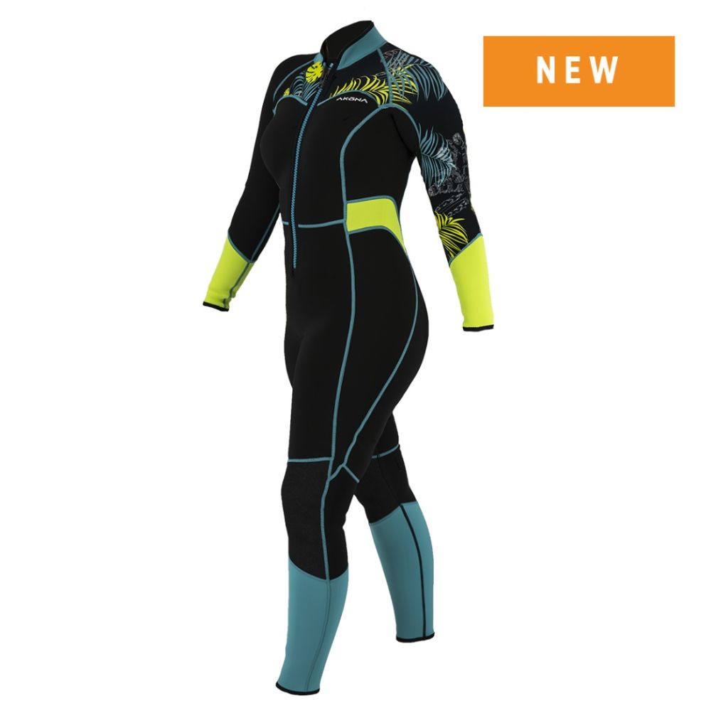 Akona 3/2 Women’s Front Zip Tropic Full Wetsuit - 5/6 - 50014137