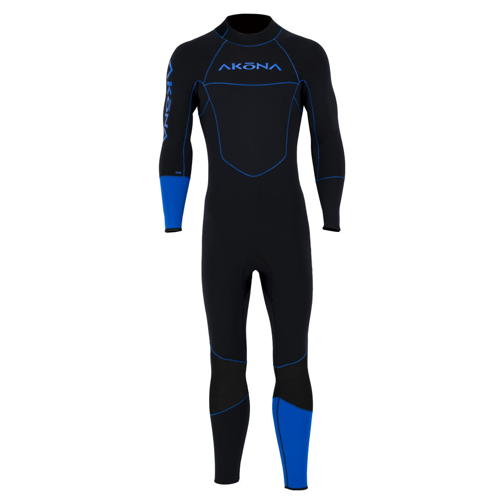 Akona Men’s Classic Line - 3mm Back Zip Wetsuit - Small - 50014137