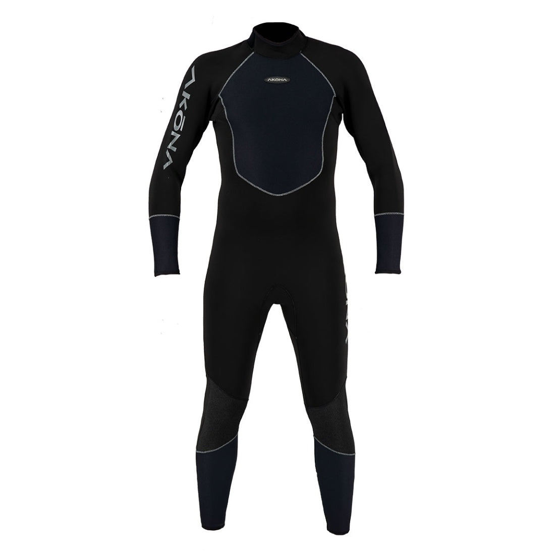 Akona Men’s Phantom 3mm Back Zip Full Wetsuit - Small - 50014137